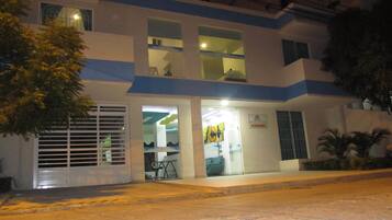 Front of property – evening/night