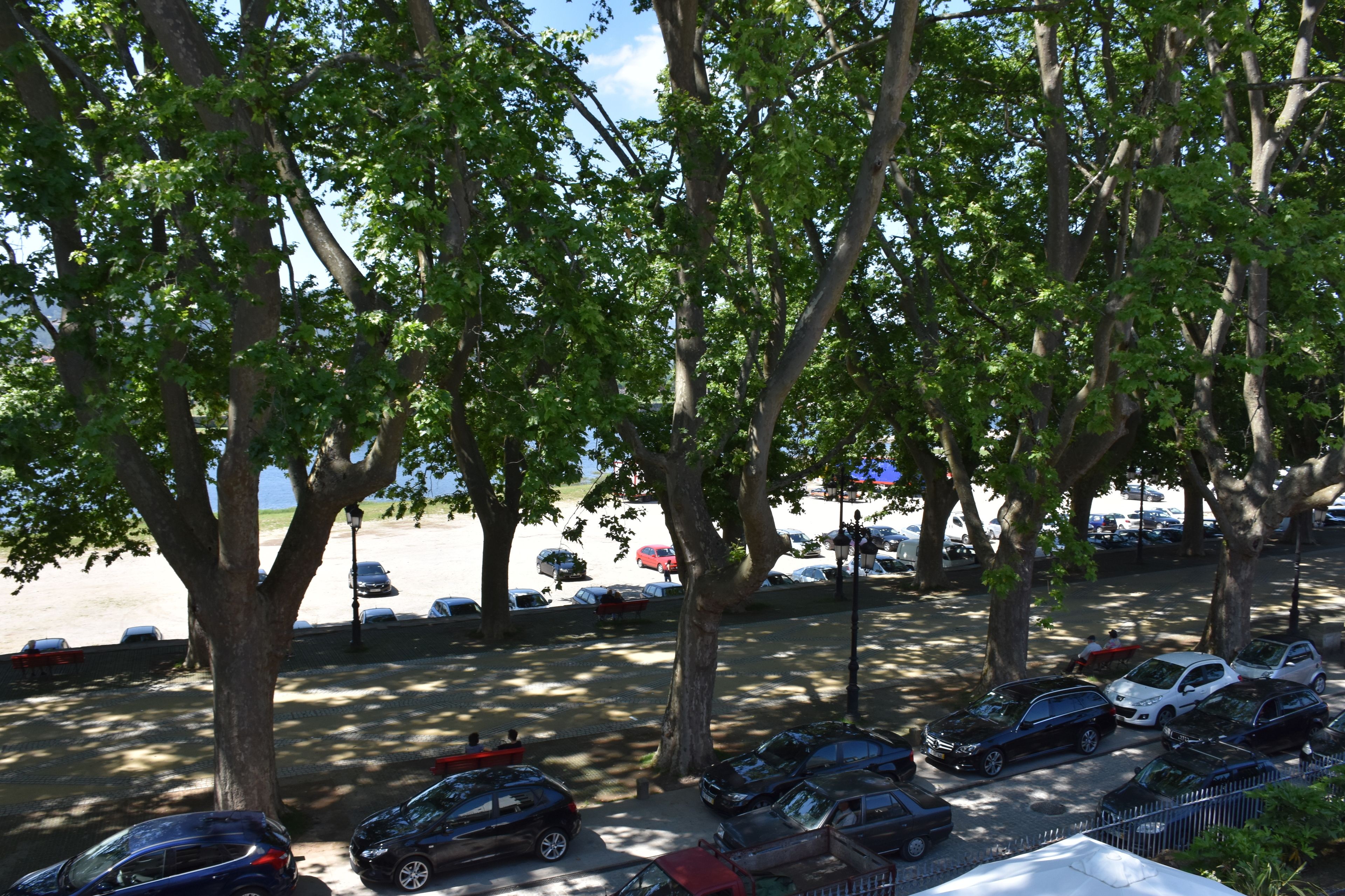 double room, river view | view from room