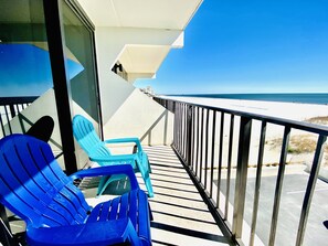 Apartamento, 2 habitaciones, balcón, frente a la playa (202) | Balcón