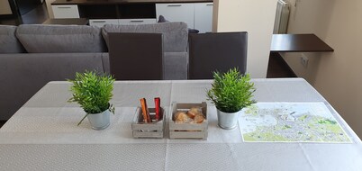 Beautiful 2 bedroom apartment, exterior, next to the train station