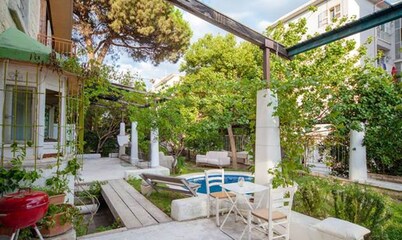 MEDITERRANEAN OASIS Big Loft in Villa -Garden_Free Park_ Free WIFI 15min center!