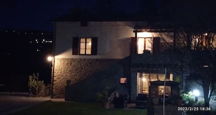 Podere Casorbica with free parking, large garden, private pool.