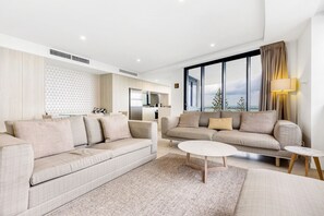 Living area - Breeze Apartment 801 (Mooloolaba)