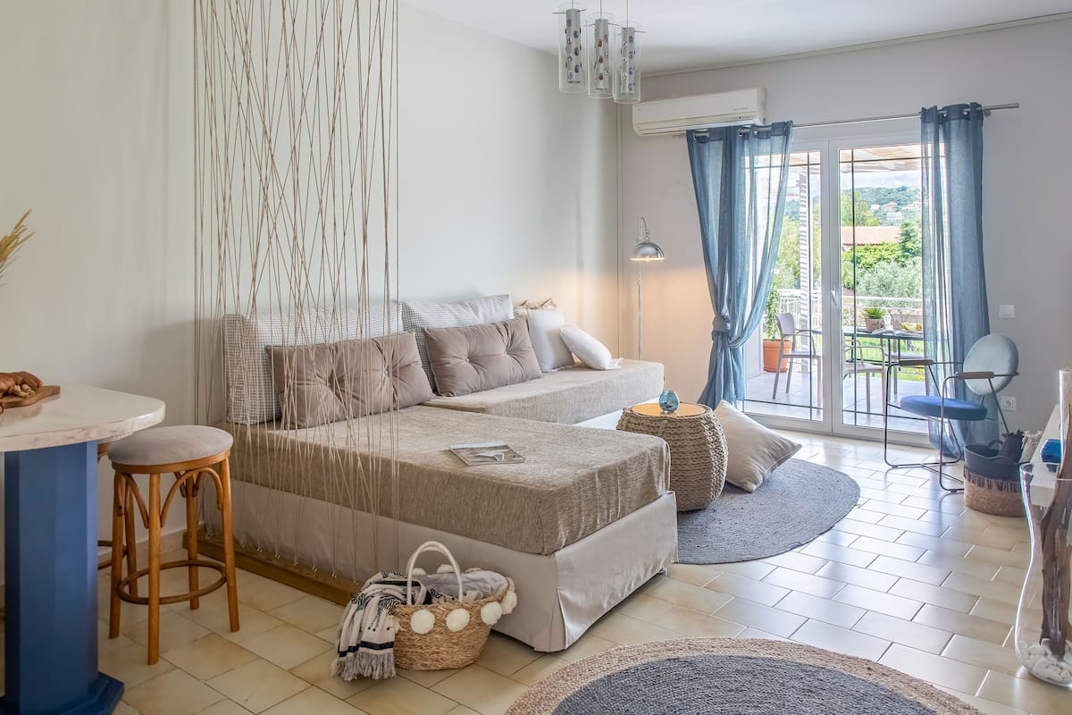 Junior Apartment, 1 Bedroom, Balcony, Garden View | View from room
