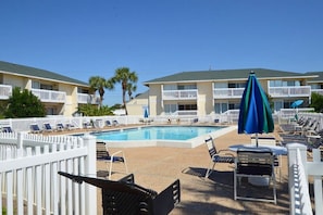 Condo, 2 Bedrooms | Pool | Outdoor pool, a heated pool, sun loungers