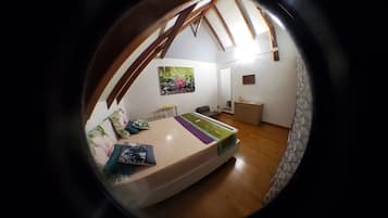 2 bedrooms, iron/ironing board, travel crib, free WiFi