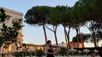 Espace banquet en plein air