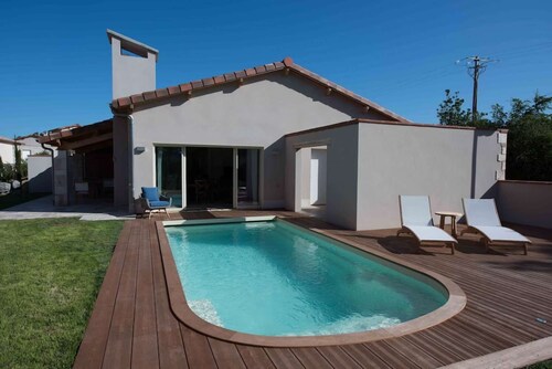 Villa Castelnau - climatisation & Piscine chauffée, nichée dans le Domaine du Château - I