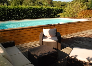 piscine 4x8 chauffée et sécurisée