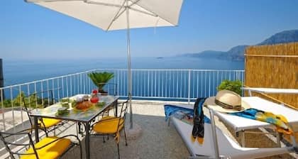 Casa Le Agavi, terrace with stunning view