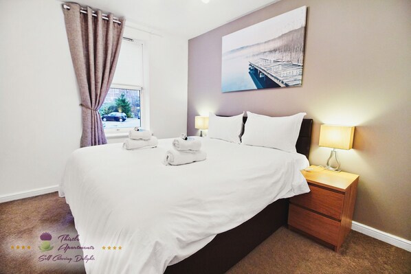 2 bedrooms, iron/ironing board, travel crib, free WiFi