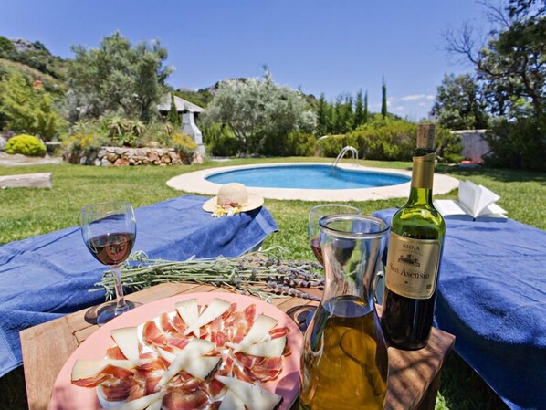 Alberca al aire libre 