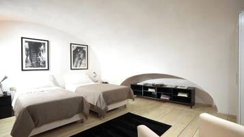 2 Schlafzimmer, Schreibtisch, BĂŒgeleisen/BĂŒgelbrett, kostenloses WLAN