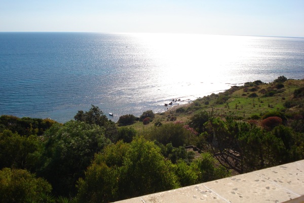 Blick von der Unterkunft