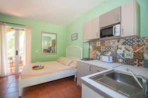 1 dormitorio, caja fuerte, wifi gratis y ropa de cama