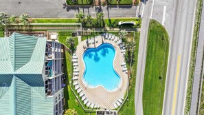 Una piscina riscaldata