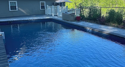 Enjoy pool time at our spacious home; minutes from the village of Millbrook!
