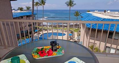 Oceanview 1BR- Top Floor Elevator access - see video tour -WiFi and free calling