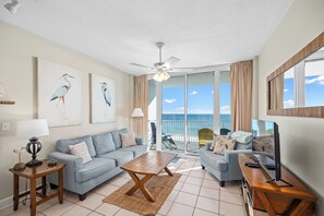 Televisión, reproductor de DVD y libros 