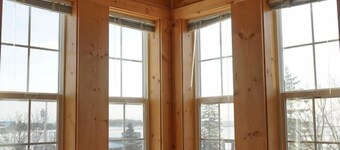 The Lighthouse. unique lodging overlooking the harbor. Sauna special!