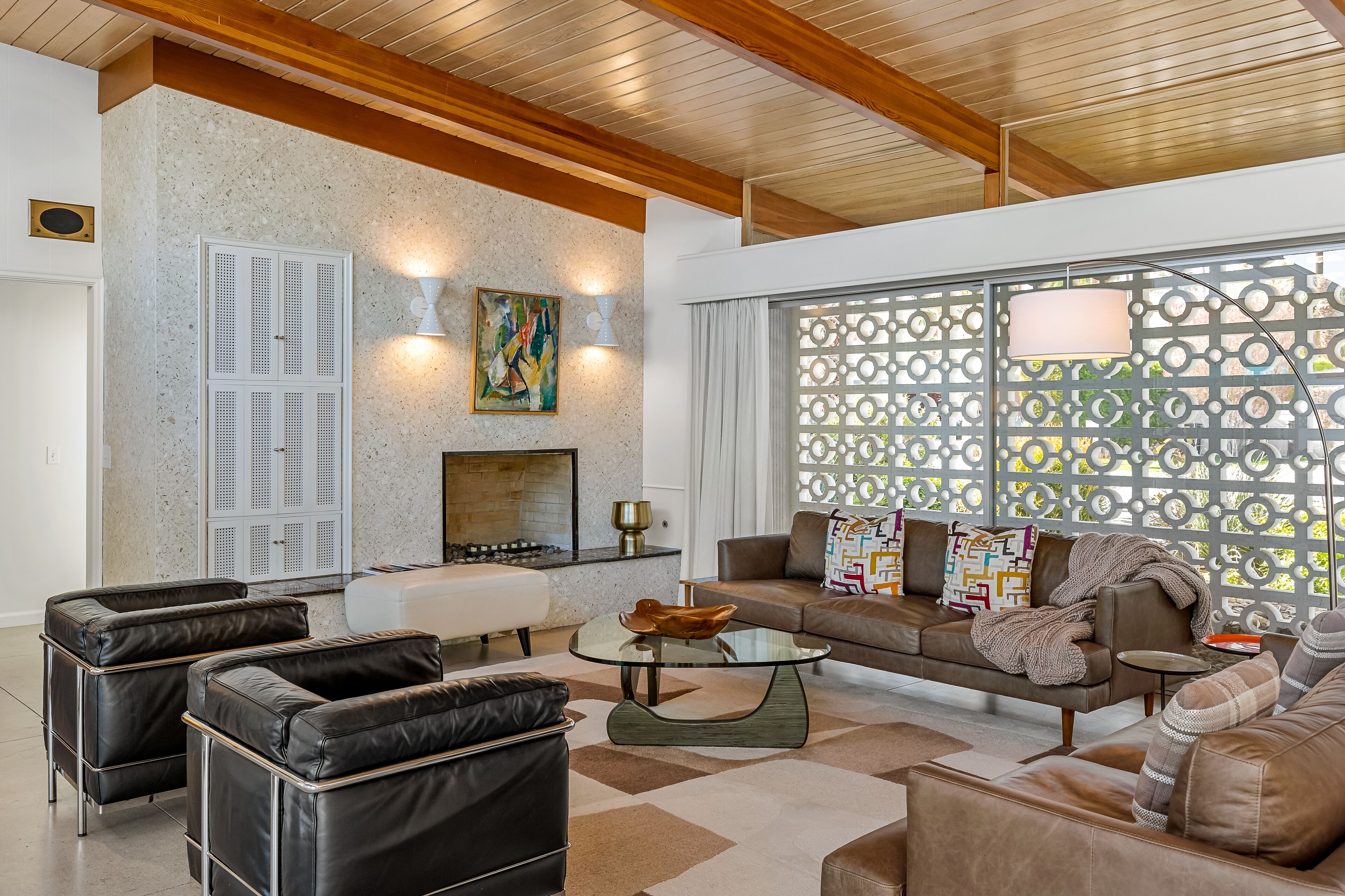 custom-built 1950s home with a saltwater pool