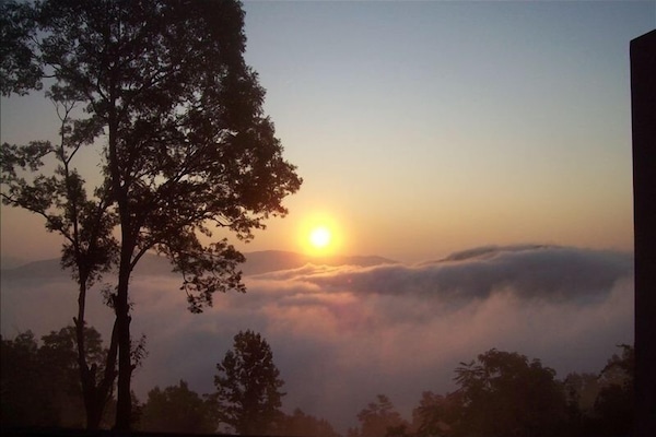Blick von der Unterkunft