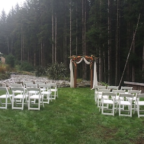 Espace banquet en plein air