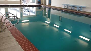 Indoor pool, a heated pool