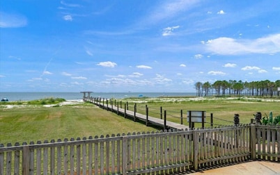 Beach Front Dauphin Island  - Large Condo Sleeps 6 Dauphin Surf Club