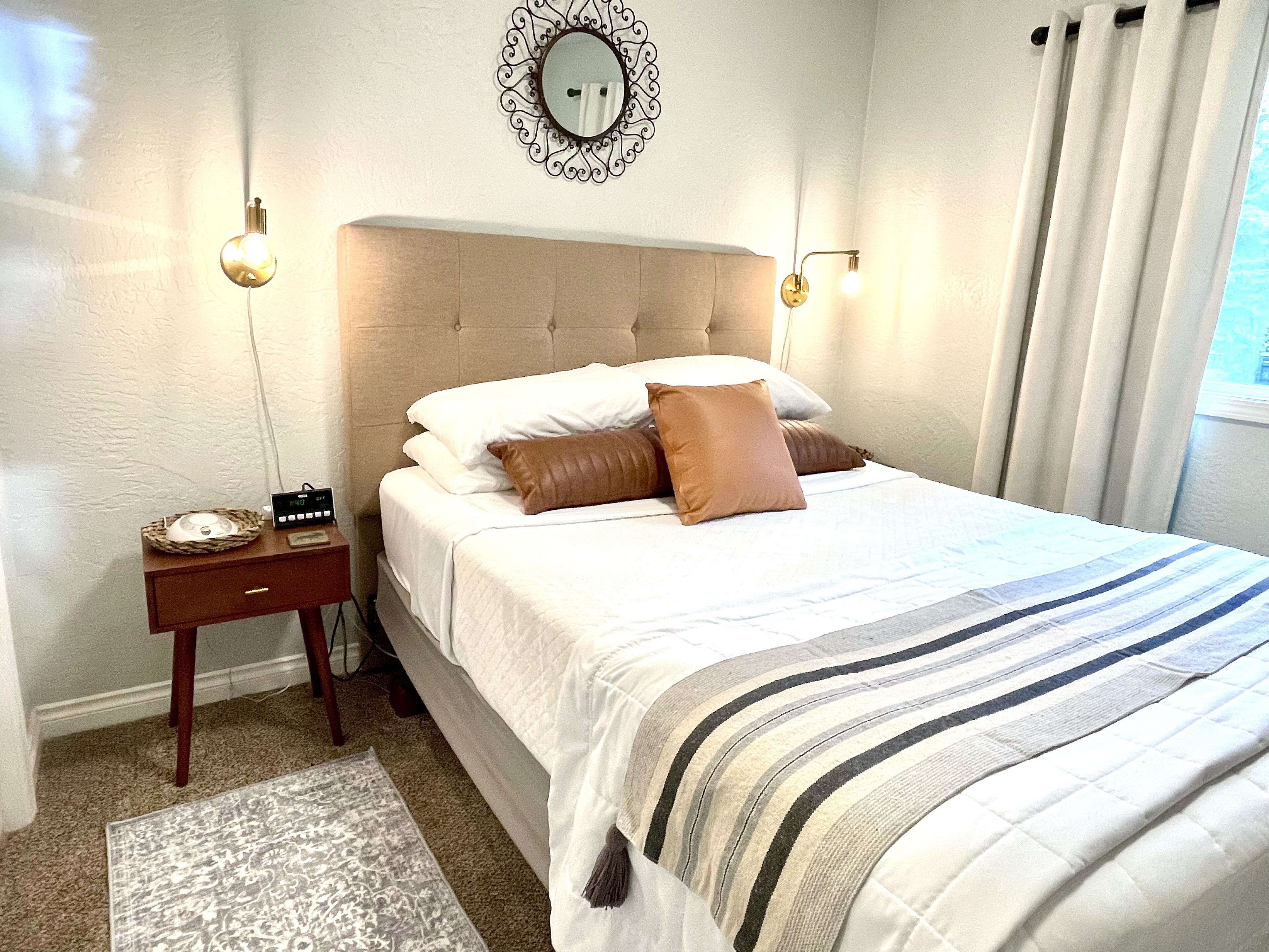 2 bedrooms, desk, iron/ironing board, free WiFi