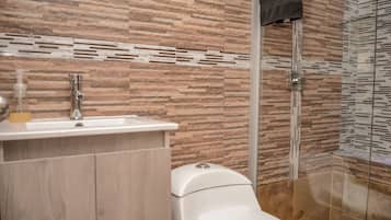 Shower, towels