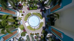 Una piscina riscaldata