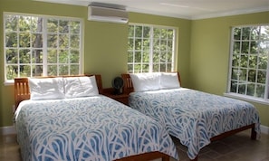 3 soverom, safe på rommet, strykejern/-brett og wi-fi (inkludert)