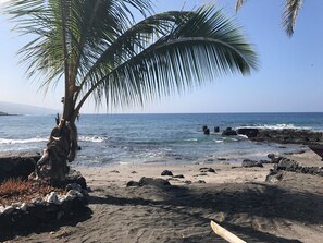 Sun-loungers, beach towels