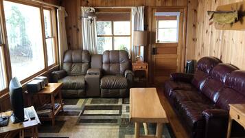 Télévision, cheminée, lecteur de DVD