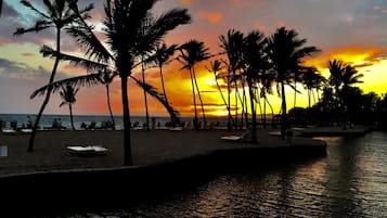 Tumbonas y toallas de playa