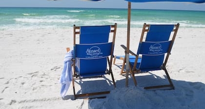 Gran condominio con sombrillas y sillas incluidas en el precio!