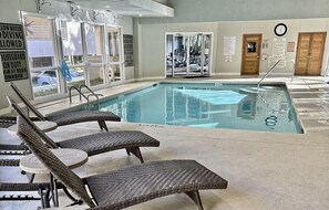 Indoor pool, a heated pool