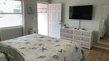 1 habitación, tabla de planchar con plancha, wifi y ropa de cama