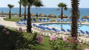 Una piscina riscaldata