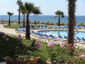 Una piscina riscaldata