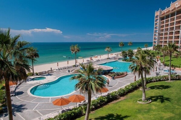 Una piscina riscaldata