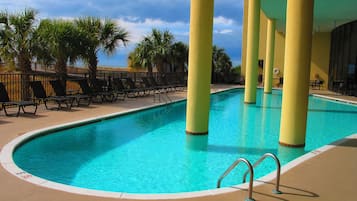 Indoor pool, a heated pool