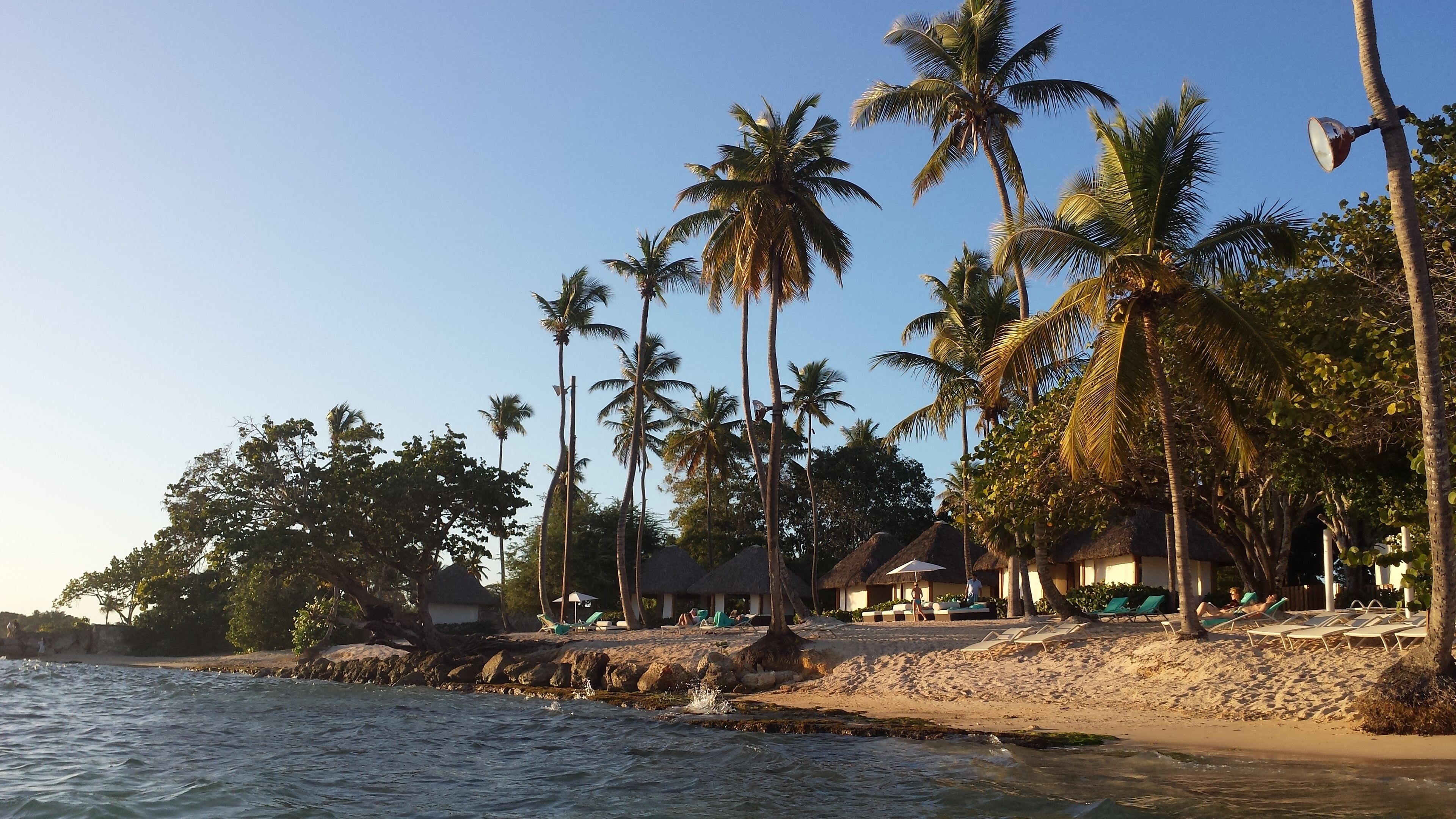 Sun loungers, beach towels