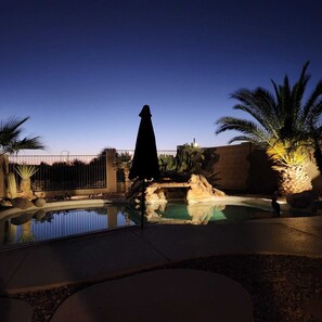 Outdoor pool, a heated pool -  Heated Pool on Golf Course with Mountain Views. (Buckeye)