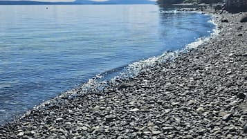 Sun-loungers, beach towels