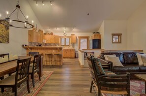 Interior - Mountain Views & Private Hot Tub | 2BR Townhome with Wraparound Deck and Vau (Steamboat Springs)
