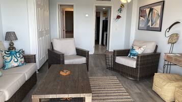 Smart TV, DVD player, books