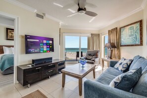 Smart TV, DVD player, table tennis, books