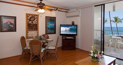 1 Bedroom Ocean View Kona Reef Condo-Recent Remodel & AC Throughout - Free WiFi